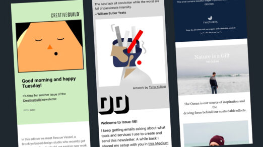 5 Email Newsletter Designs, Best Practices for Beginners