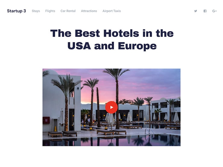 Hotel Bootstrap Theme