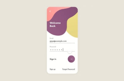 Beautiful Examples of Login Forms for Websites and Apps
